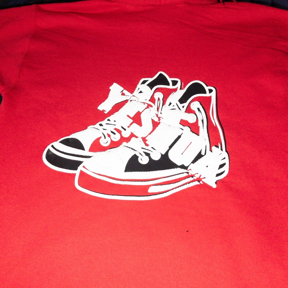 Red Graphic Hoodie - Picture 3 of 3